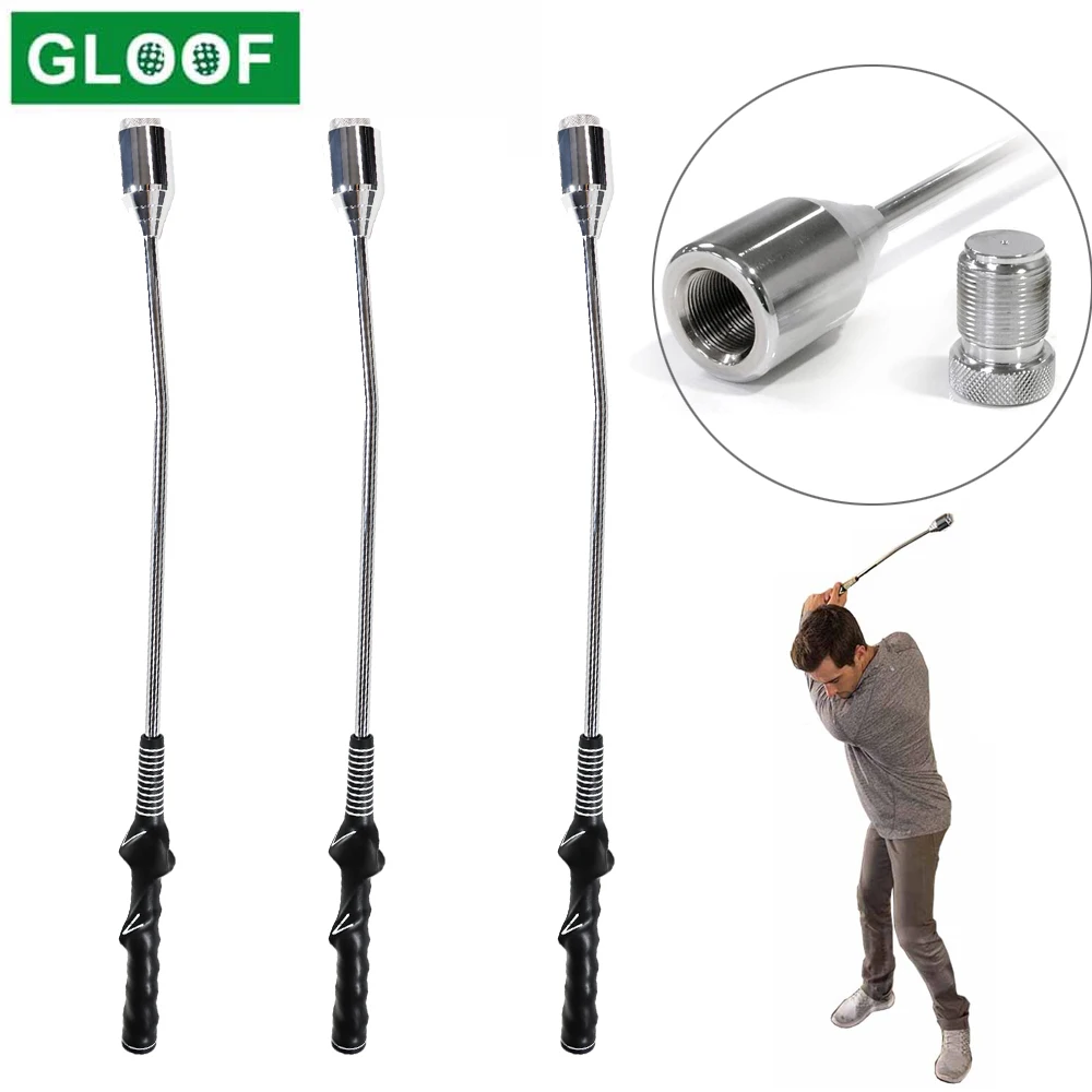 Golf Swing Trainer Aid Golf Warm-up Stick Swing Training Right-Handed Golfers for Indoor Practice Hitting Golf Accessories