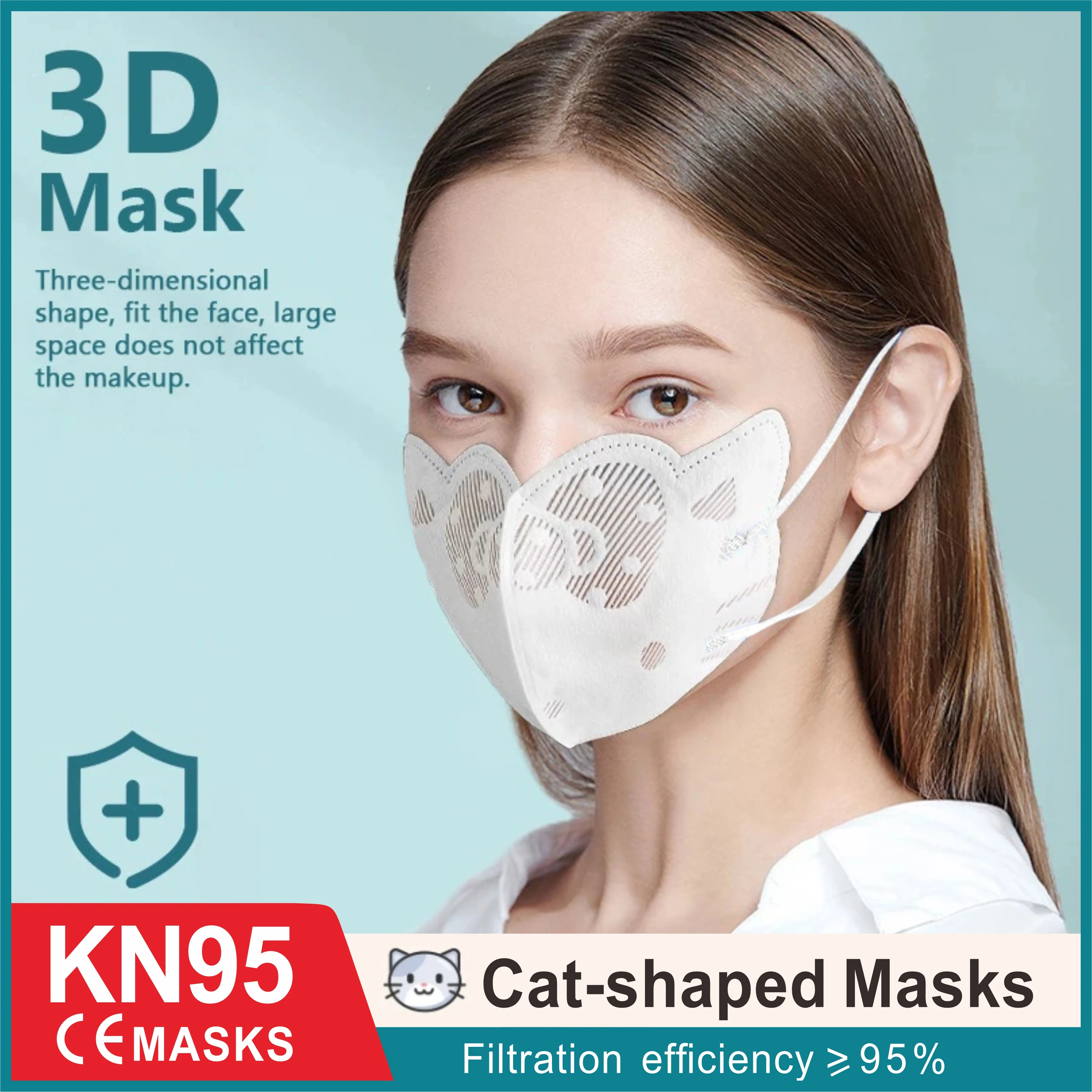 

3D маски KN95, сертифицированные, Morandi colors CE FFP2 Mascarillas Mascarilla FPP2 Homologada Cubrebocas KN95, маска для лица, 95 взрослых