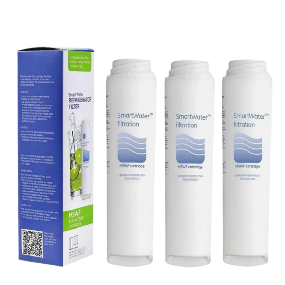 

Replace Ge MSWF Refrigerator Water Filter For 101820A、101821B、 AP3997949、MSWF3PK、MSWFDS、PS1559689、 CF12