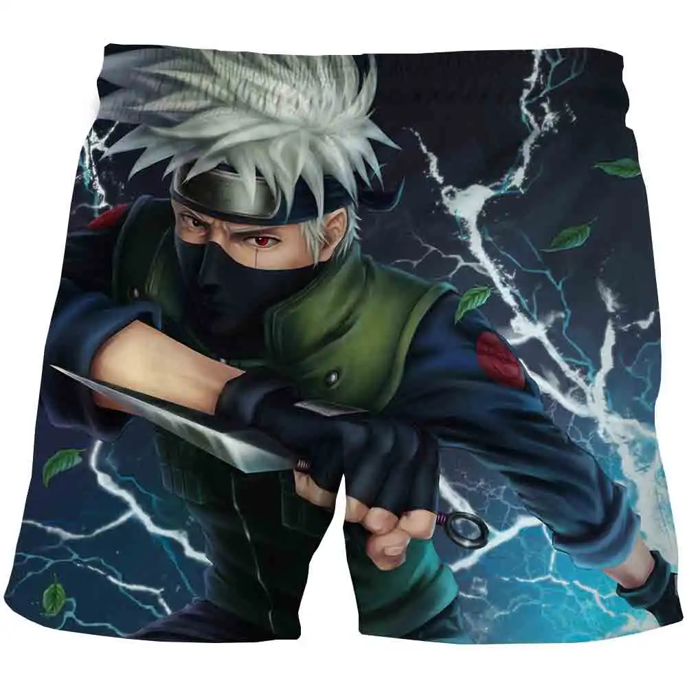 

Children Summer Kakashi Shorts Girls Boys Fashion 3D Short Pants Kids Casual Elastic Waist Short Trousers Clothes 4-14 Years Old