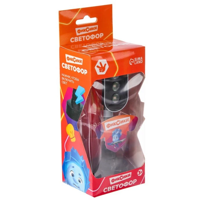 Светофор Фиксики звук и свет обучающие карточки русская озвучка 7492677 | Игрушечный