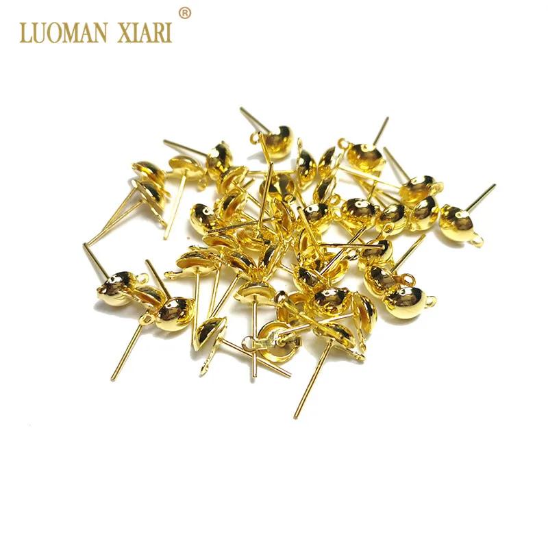 Оптовая продажа 100 шт./партия бесплатная доставка серьги из стерлингового