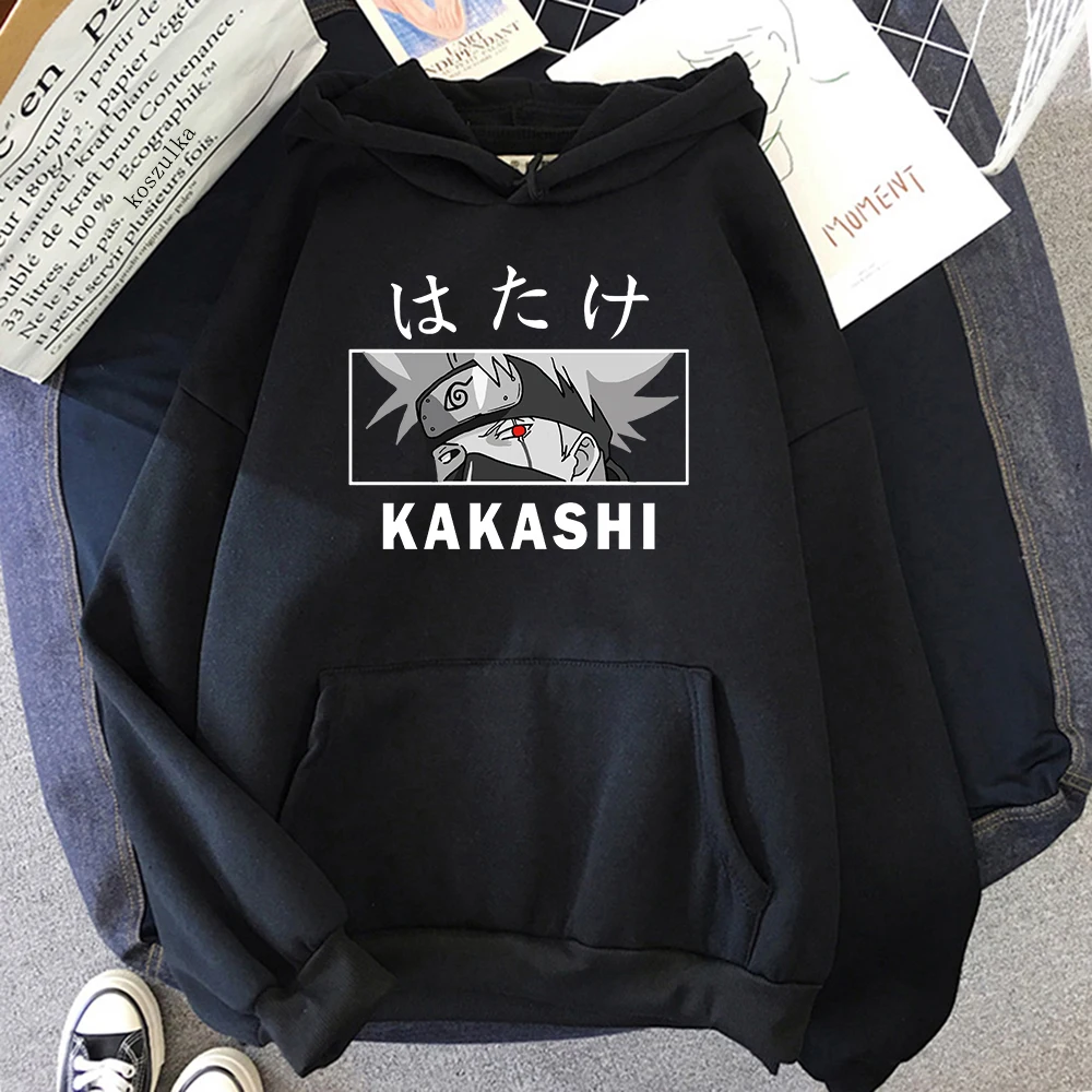 Толстовка Kakashi с капюшоном толстовка Sasuke Ichiraku мужской пуловер в стиле Харадзюку
