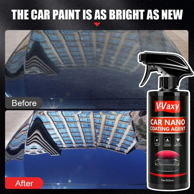 Car Nano Coating Agent Car Polishing Nano Hydrophobic Maintenance Liquid Coating Wax Quick Coating Spray For Cars Motorcycles