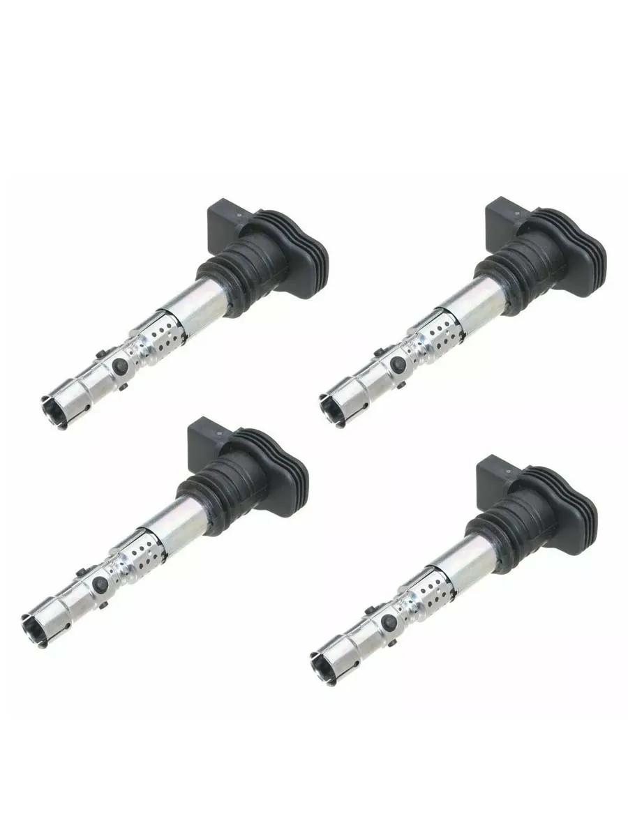 2/4 шт. Катушка зажигания для VW Jetta Golf Passat Beetle AUDI A4 A6 TT UF411 06A905115 06B905115R 06B905115L 06B905115N