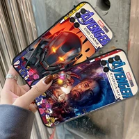 marvel comics phone cases for samsung m11 m12 m10 m20 m22 m30 back cover protective shell shockproof smartphone coque original