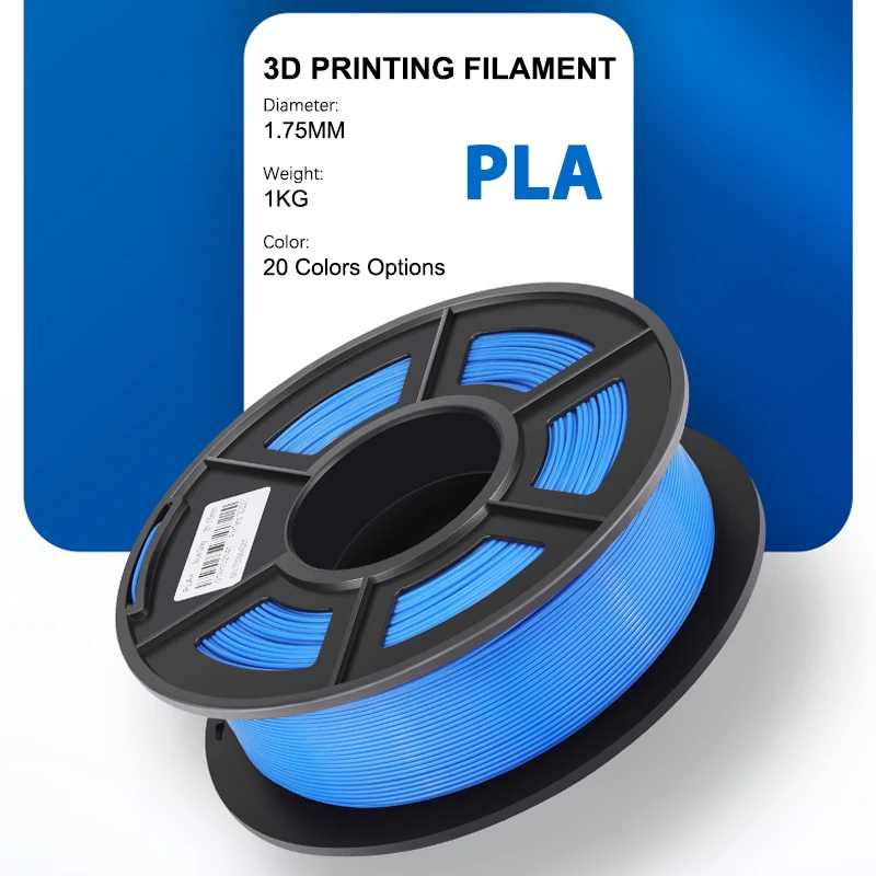 

Second Generation 3D Printer Filament PLA 1.75mm 1KG (2.2 LBS) Spool 3D Printing Material For 3D Printers Non-Toxic PLA Filament