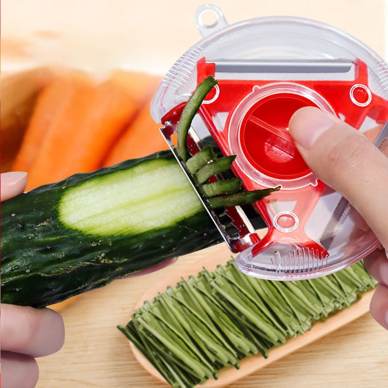 

Magic Peeler Set Slicer Stainless Steel Peeler Shredder Julienne Cutter Multi Peel Blade Zesters Grater Kitchen Tool