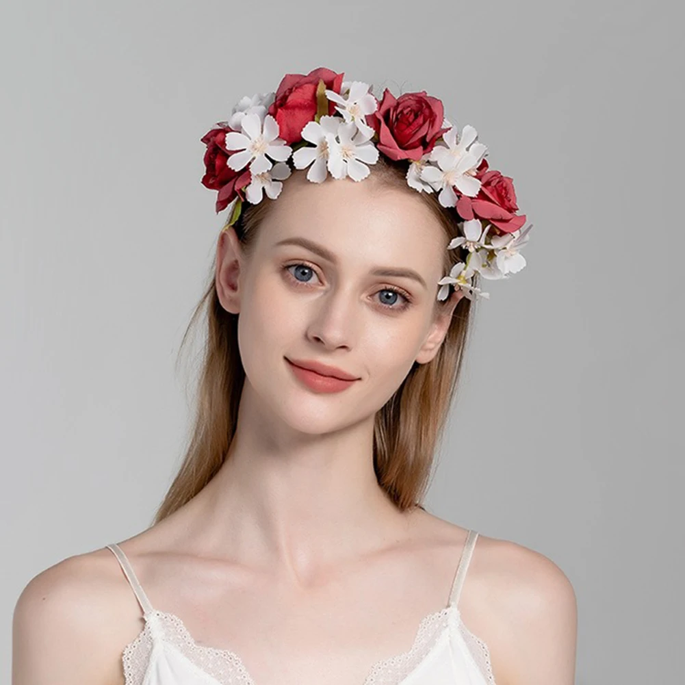 Цветочная Гирлянда в стиле бохо для невесты романтическое искусственное