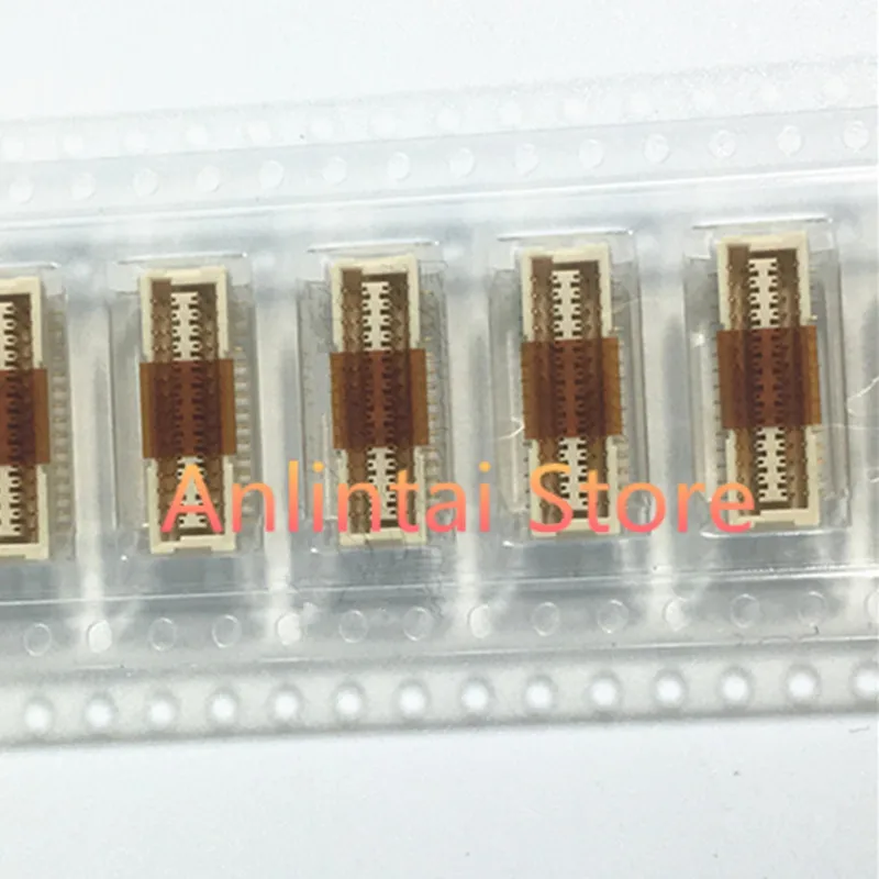 10 шт., коннектор Φ (LF)(SN) CONN HEADER SMD R/A 1 мм, 2x15P, соединитель провода-провода