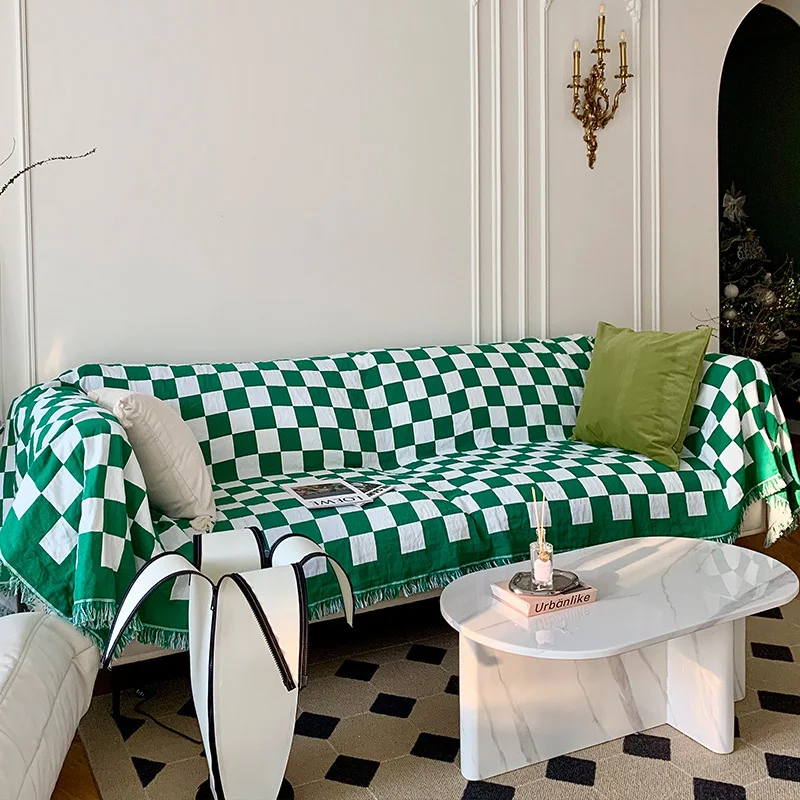 

The sofa cover black and white sofa cover is completely cover thickening sofa cover to cover