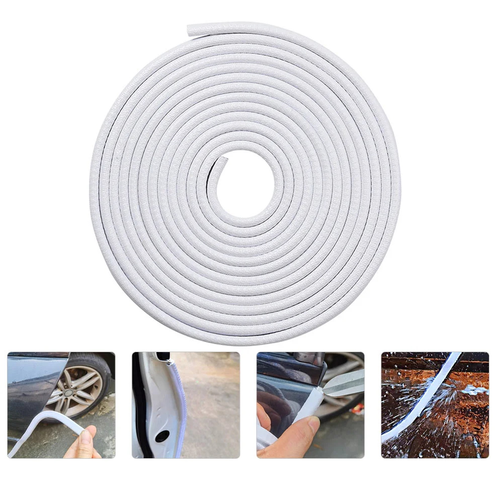 

4 Meters Door Protected Lining Car Strip Guard Sealing Tape Anti-Collision Pvc Sound Insulation Rubber Seals
