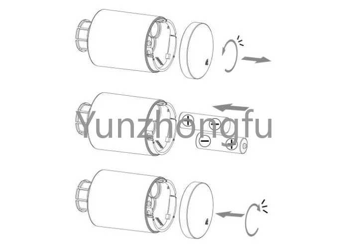 Умный домашний термостат с радиатором и клапаном для подогрева воды