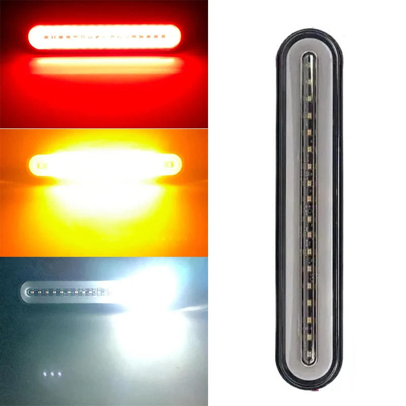 

Задний фонарь автомобиля 12 В 54 светодиодный ходовой фонарь, плавный 10 Вт, указатель поворота, сигнальный фонарь для прицепа, грузовика, автомобильные задние фонари, грузовой фургон