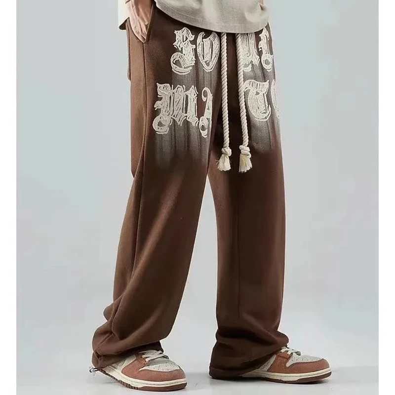 Korean Fashion Sweatpants Y2k Streetwear Hip Hop Harajuku Men Women'S Pants Wide Leg Casual Trousers High Waist Loose Joggers