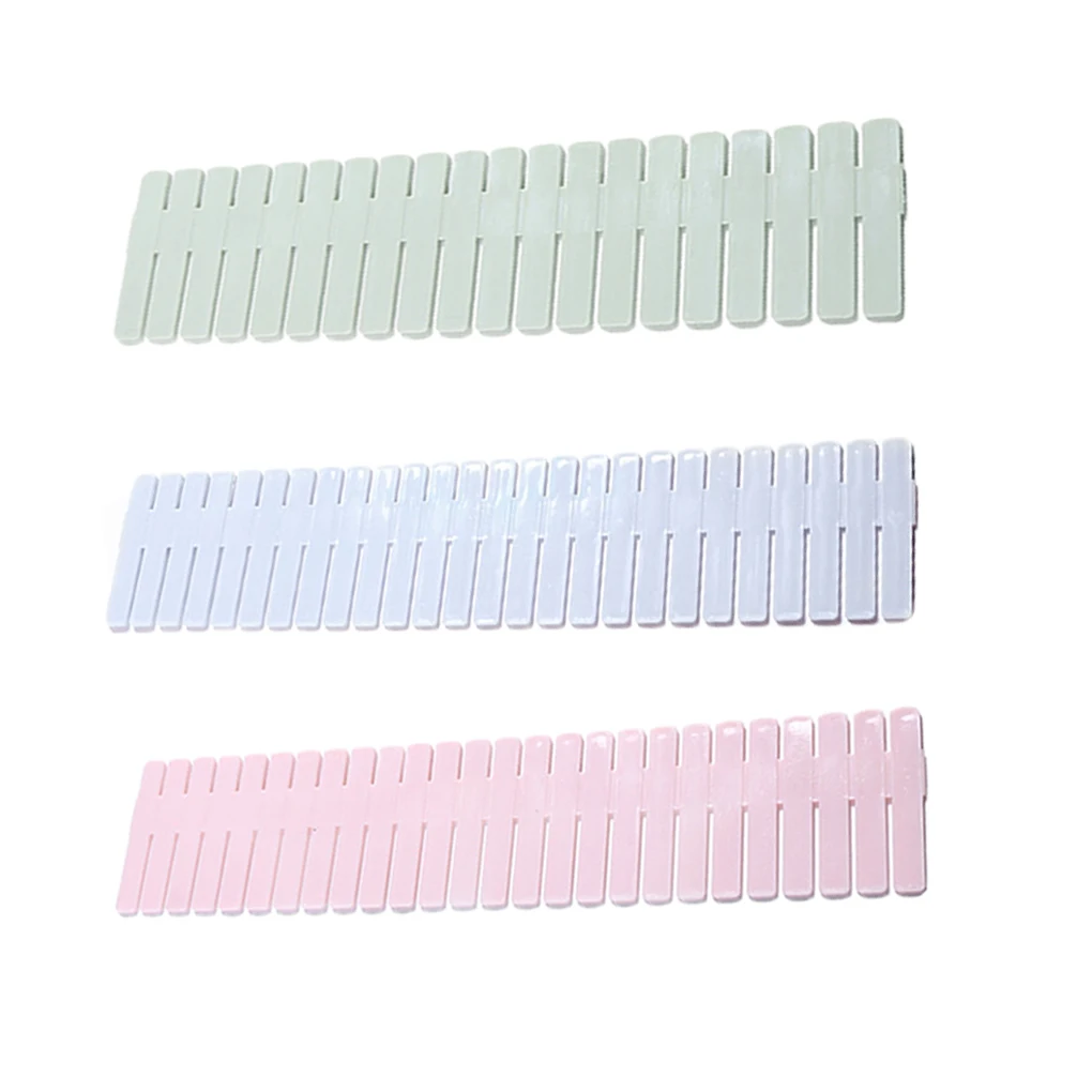 

4pcs/8pcs Drawer Dividers DIY Closet Separator Underwear Socks Container Flexible Partition