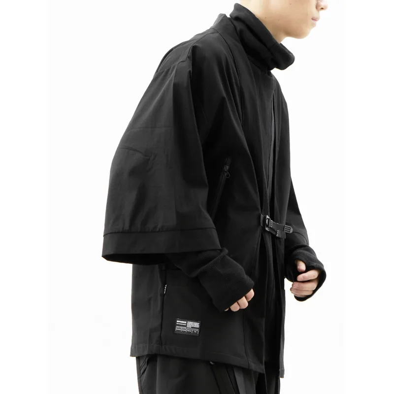 HKSH весна осень новый мужской прилив темный ниндзя даосский халат