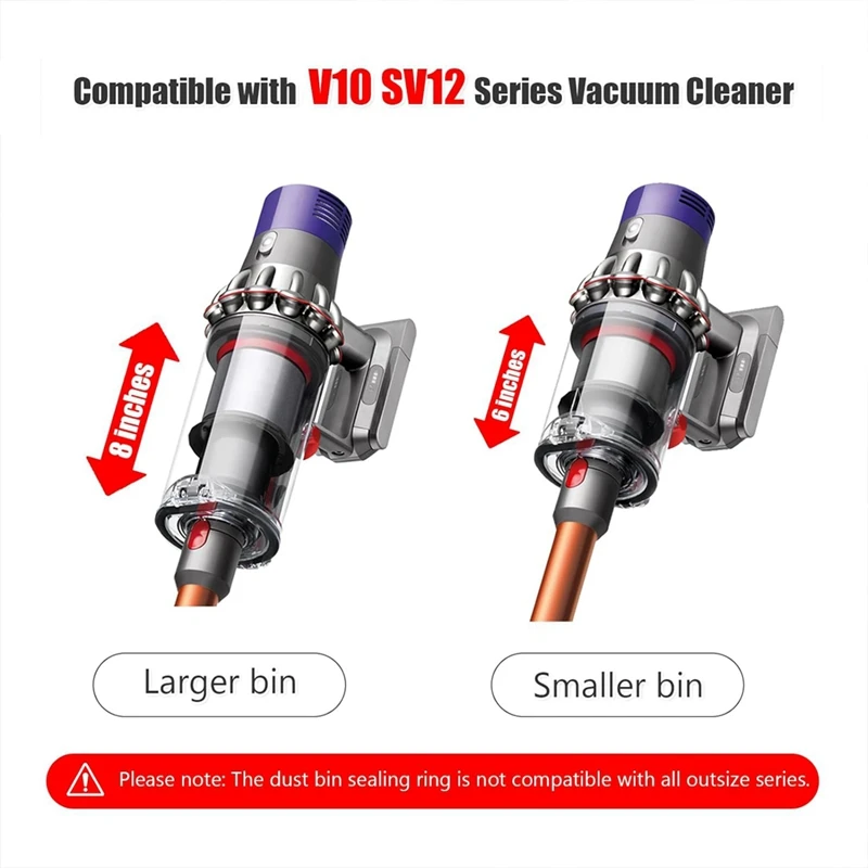 Верхнее фиксированное уплотнительное кольцо пылесборника для Dyson V10 SV12 запасные