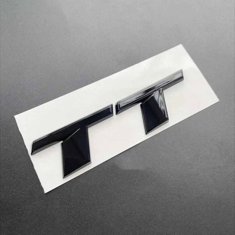 

3D ABS хром черный TT логотип буквы эмблема багажника автомобиля значок наклейка для Audi TT RS MK1 8N 8J MK3 8S MK2 TT наклейка аксессуары