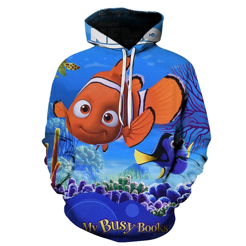 Толстовка с капюшоном в стиле Disney Модный повседневный крутой пуловер для