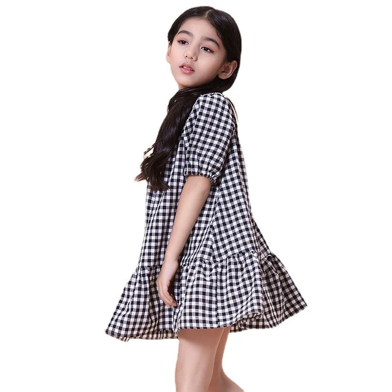 Новинка лета 2022 платья принцессы для девочек-подростков детей белая черная