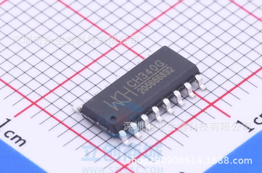 5/PCS Brand New & Original Ch340g Ch340 Patch Sop-16 USB to Serial IC Spot Supply | Semiconductors