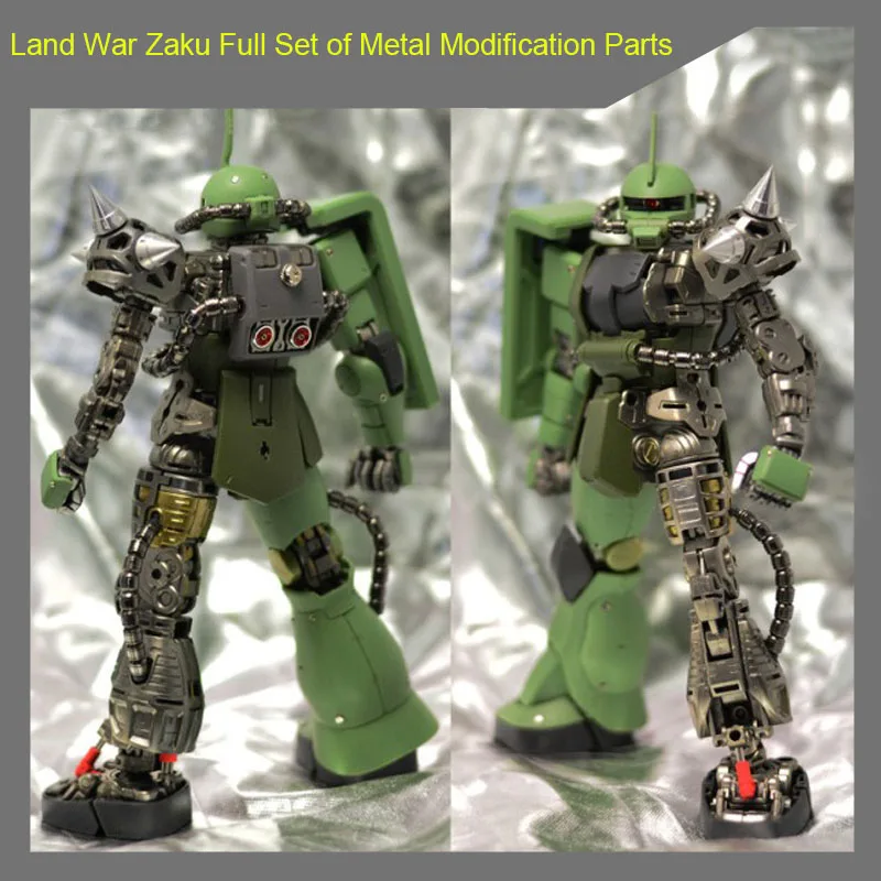 

Gundam Metal Supplements MG Zaku 2.0 MS-06J Green Marine Zaku Full Set of Metal Modifications