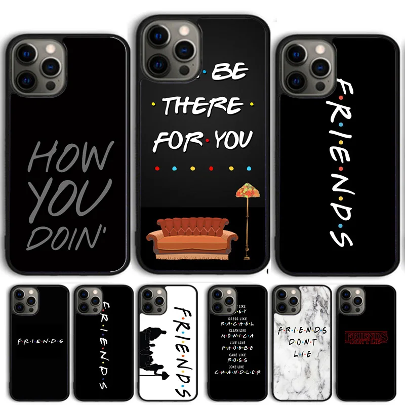 Чехол для телефона с цитатами ТВ-шоу любимых друзей чехол iPhone 15 16 14 13 12 Pro Max mini 11 XS X