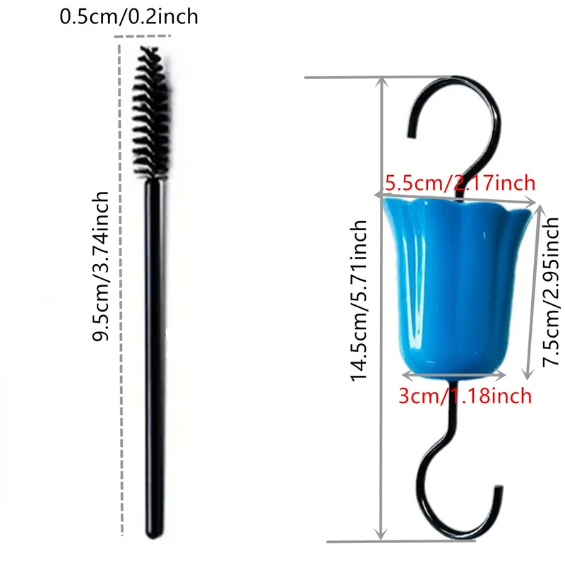 3 шт. крючки-ловушки для кормушки колибри многофункциональная уличная стойка