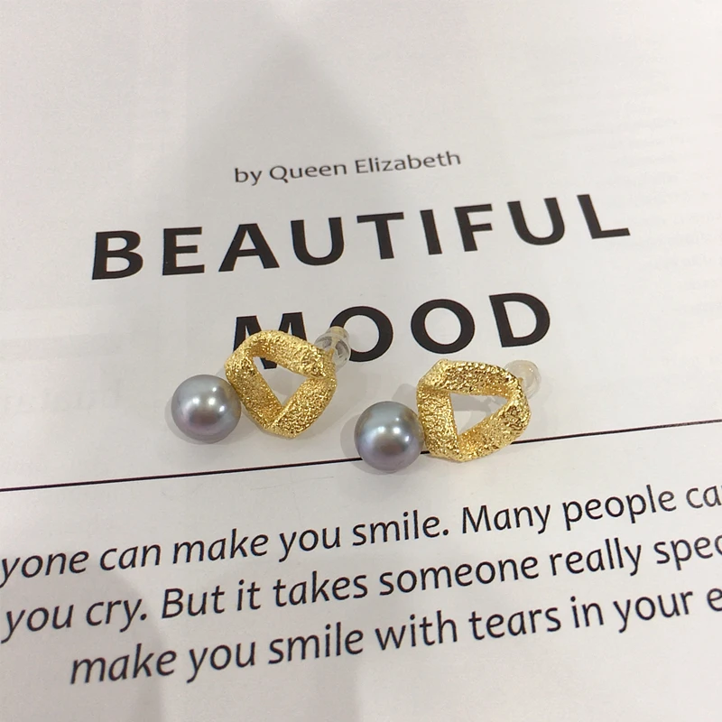 ZHBORUINI 2024 новые серьги с натуральным пресноводным жемчугом женские изысканного