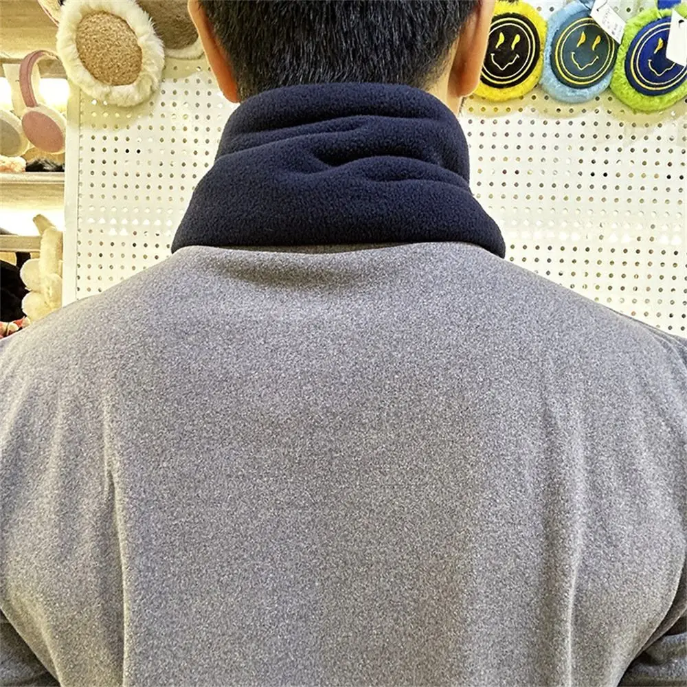 Толстый шарф-хомут Флисовый Шарф зимние теплые шарфы Теплый Бархатный шарф для