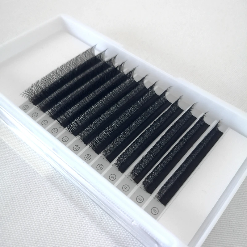 W форма накладные ресницы натуральные 3D клеверные Ресницы C/D 0 05 07 мм супер мягкие