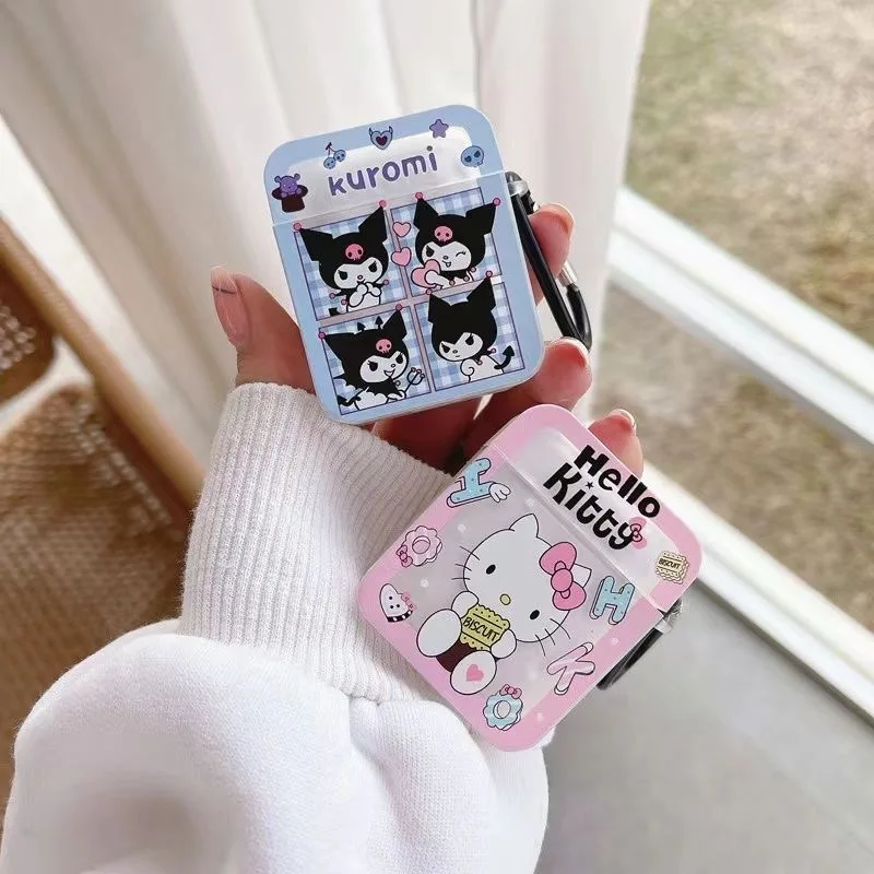 

Cartoon Sanrio Kuromi MyMelody AirPods 3 Case Apple AirPods 1 2 Case AirPods Pro2 Case IPhone Earphone Accessories Air Pod Cover