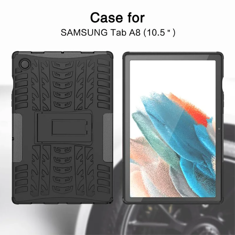 For Samsung Galaxy Tab A8 2021 Armor case Tablet TPU+PC Shockproof Stand Cover Funda for Samsung Tab A8 10.5 SM-X200/SM-X205