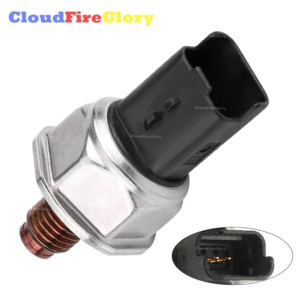 

CloudFireGlory For Ford Focus C-MAX S-Max 1.8 2.0 TDC 2 Pins Fuel Rail Pressure Sensor Plastic 55PP02-02 55PP0202 1570F9