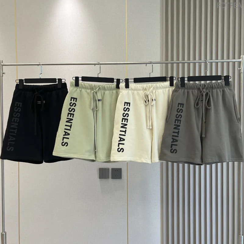 

Men's Summer Sorts Women Silicone Lettered Printed Sorts Oversize Sorts for Men ip op Sports Runnin