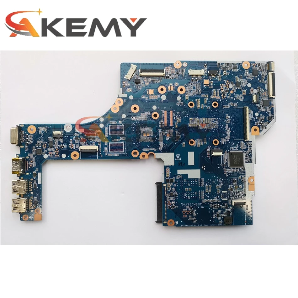 Материнская плата для ноутбука HP Probook 450 G3 470 DAX63CMB6C0 DAX63CMB6D1 855672-601 855672-501 CPU I5-6200U DDR4 100%