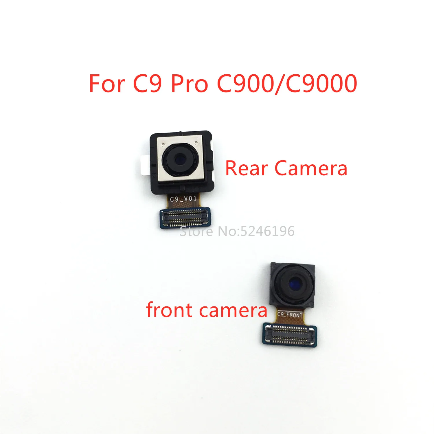 1 шт. задняя большая Основная камера Модуль фронтальной камеры гибкий кабель для Samsung Galaxy C9 Pro SM-C900F SM-C9000 оригинальная Запасная часть