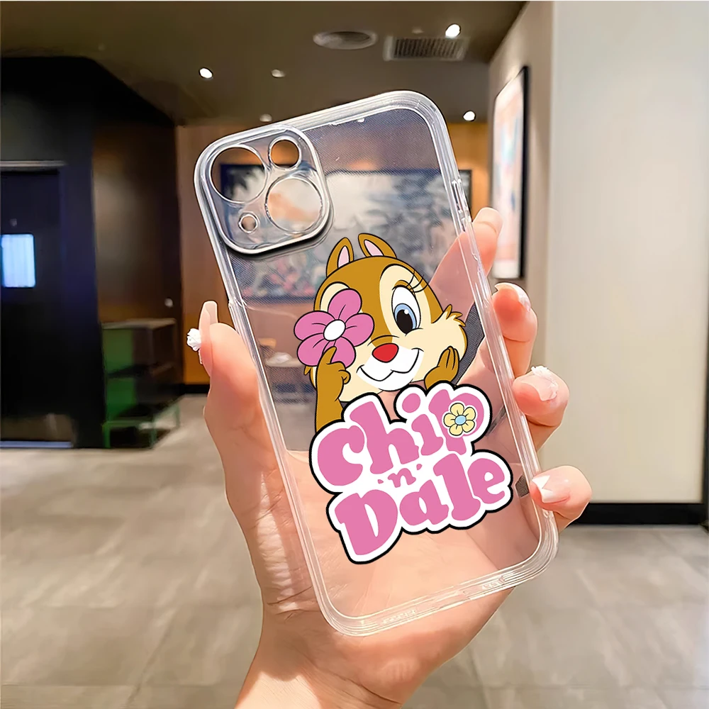 MINISO C-Chip N D-Dale Phone For SAMSUNG A31 54 35 55 S20 S21 S22 S23 S24 FE PLUS ULTRA Transparent soft shell