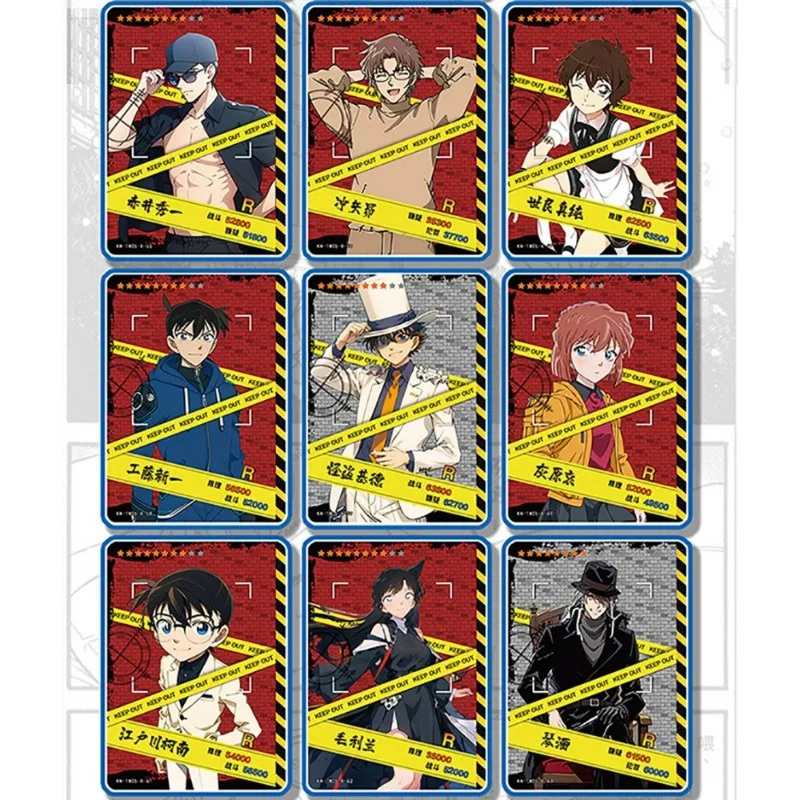 Новинка знаменитая карта детектива Конан редкая многоцветная горячая штамповка