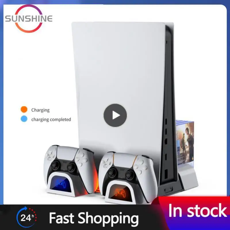 

Game Accessories Charging Cooling Base Multi-function Stable Games Console Cooling Base White Efficient Cooling System Charger