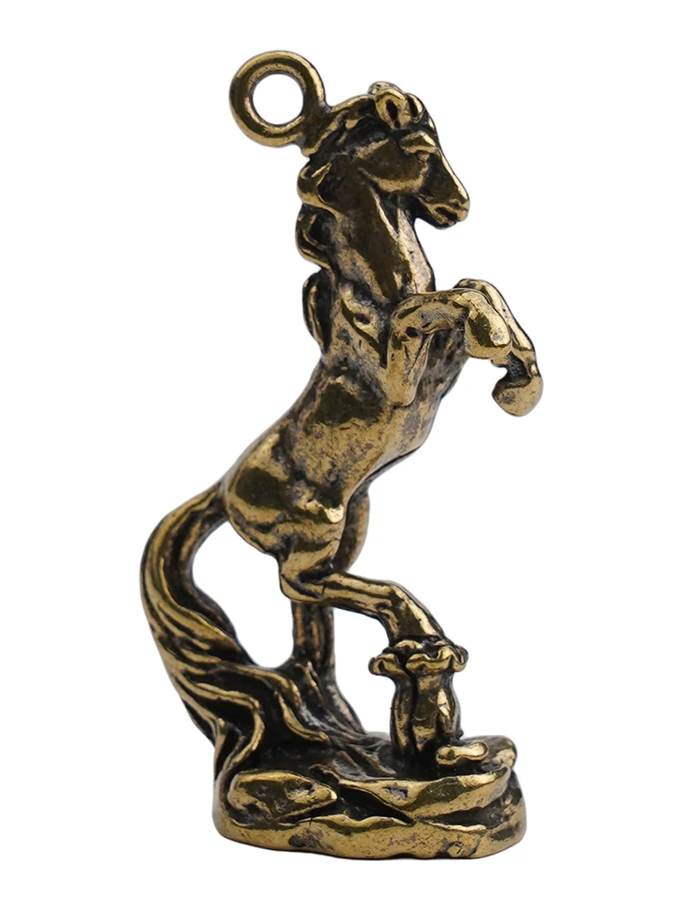 Винтажная латунная статуя краба орнамент ремесла миниатюры статуэтки