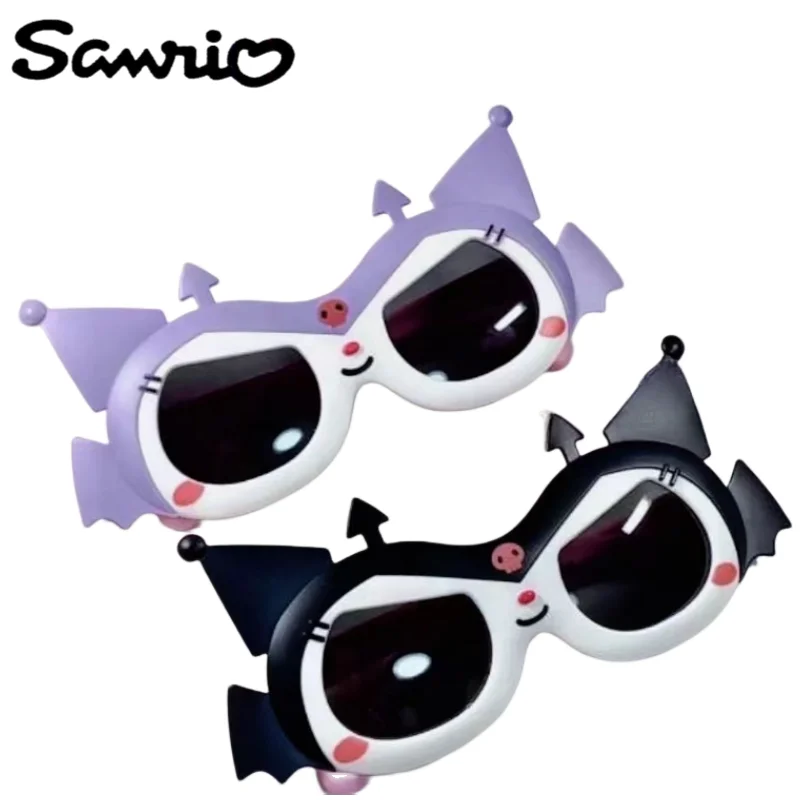 

Милые Мультяшные солнцезащитные очки Kuromi My Melody Sanrio, модные мужские и женские модные очки, персонализированные Солнцезащитные очки