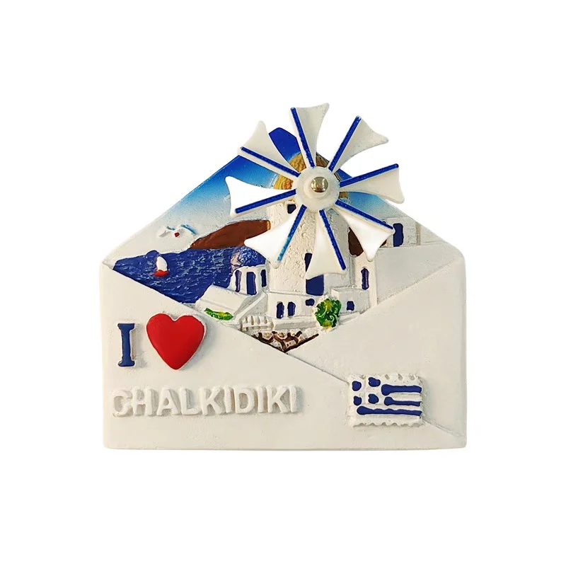 Европа Греция 3D магниты на холодильник туристический сувенир коллекция ручной