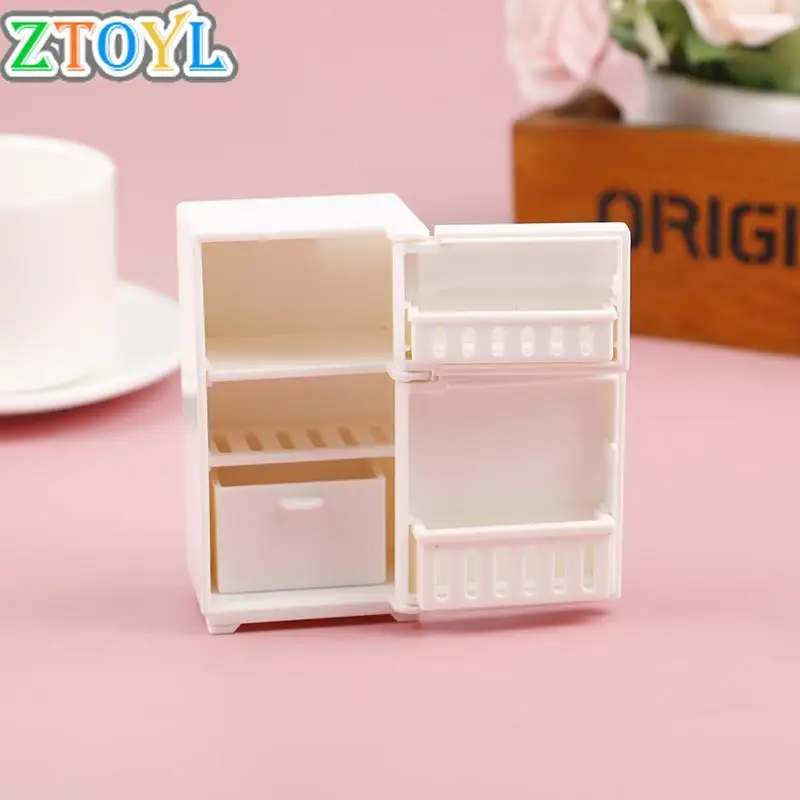 

1PC Dollhouse Miniature Bench Refrigerator Toys Kitchen Home Decoration Furniture Accessories 9*5* 4.3cm