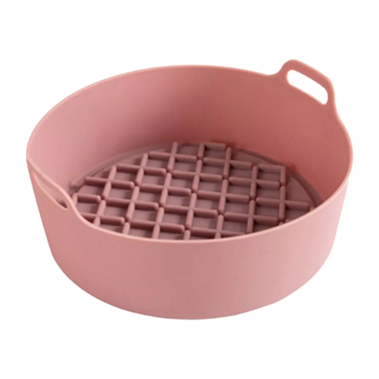

Silicone Pot Multifunctional Air Fryers Thicken BBQ Plate Barbecue Basket Oven Accessories Heating Baking Pan For Fried Chicken