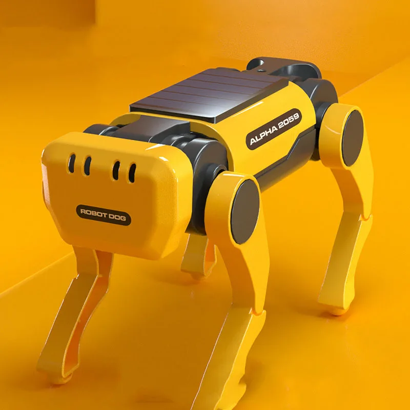 

Детский научный эксперимент Steam наука и образование учебное заведение Солнечная собака Электрический робот DIY Сборные игрушки