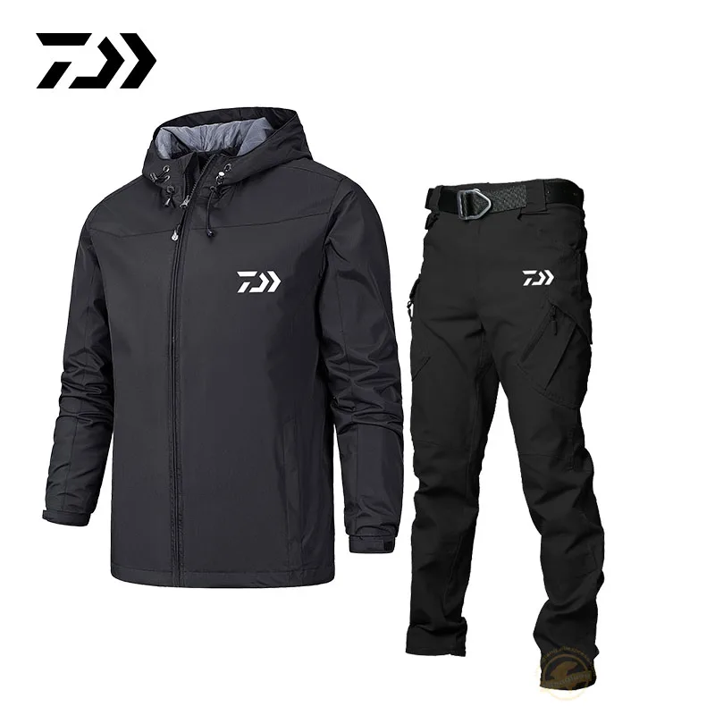 

Men's Autumn Summer Fishing Clothing Outdoor Windproof Mountaineering Sport Thin Fishing Suits High Quality Sport Jacket