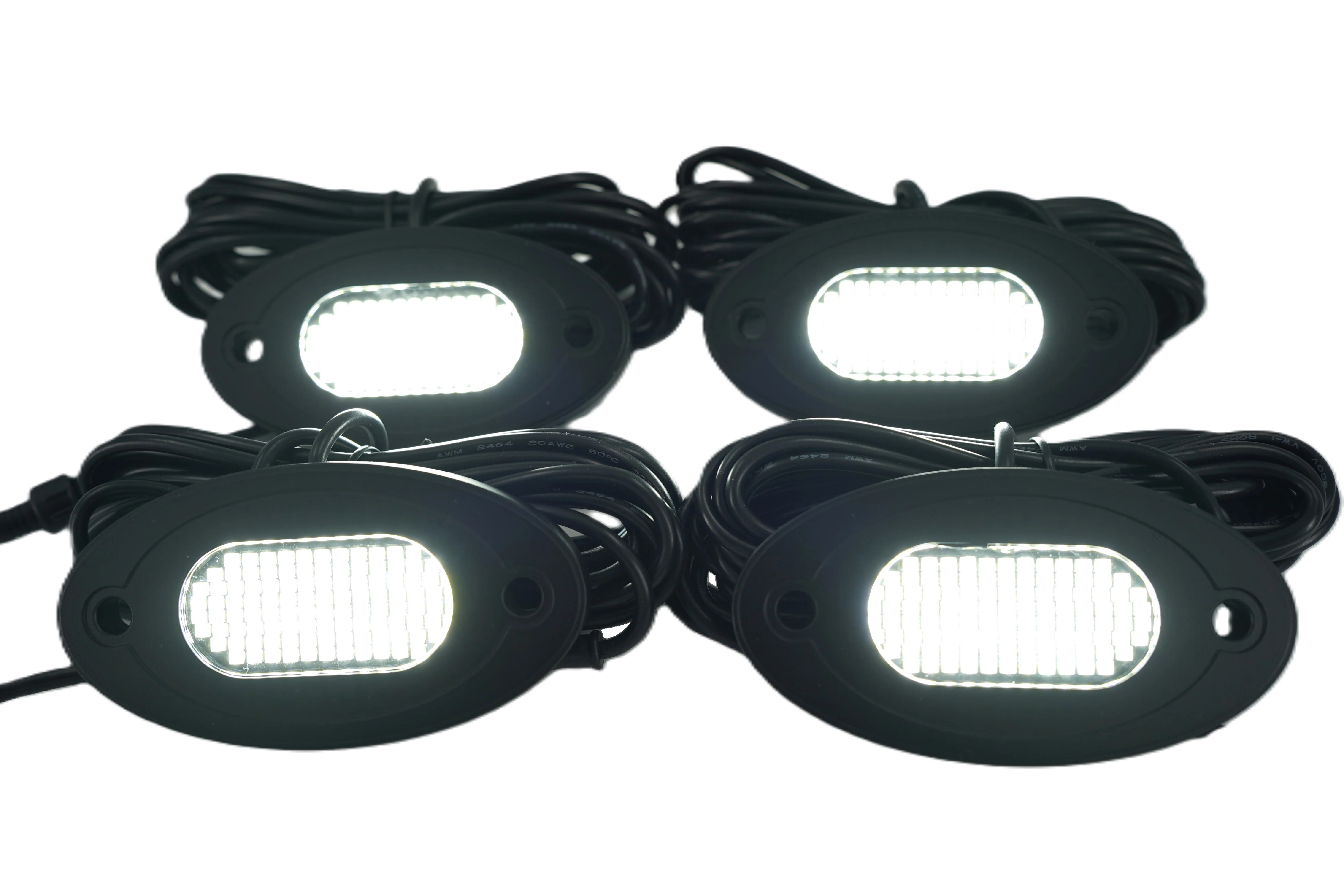 Kingshowstar белый 108LED Rock Lights 4 шт. в комплекте алюминиевая модификация для грузовиков