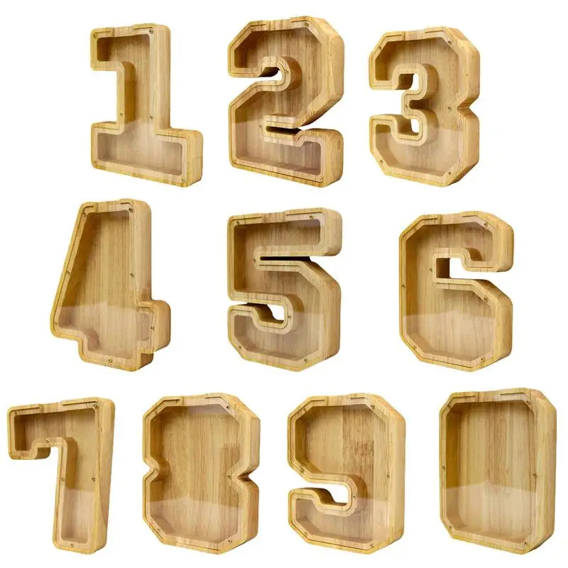 

Piggy Bank Digital Save Money Box Wooden Money Saving Box Coins Money Box Savings Money Box Birthday Christmas Gift